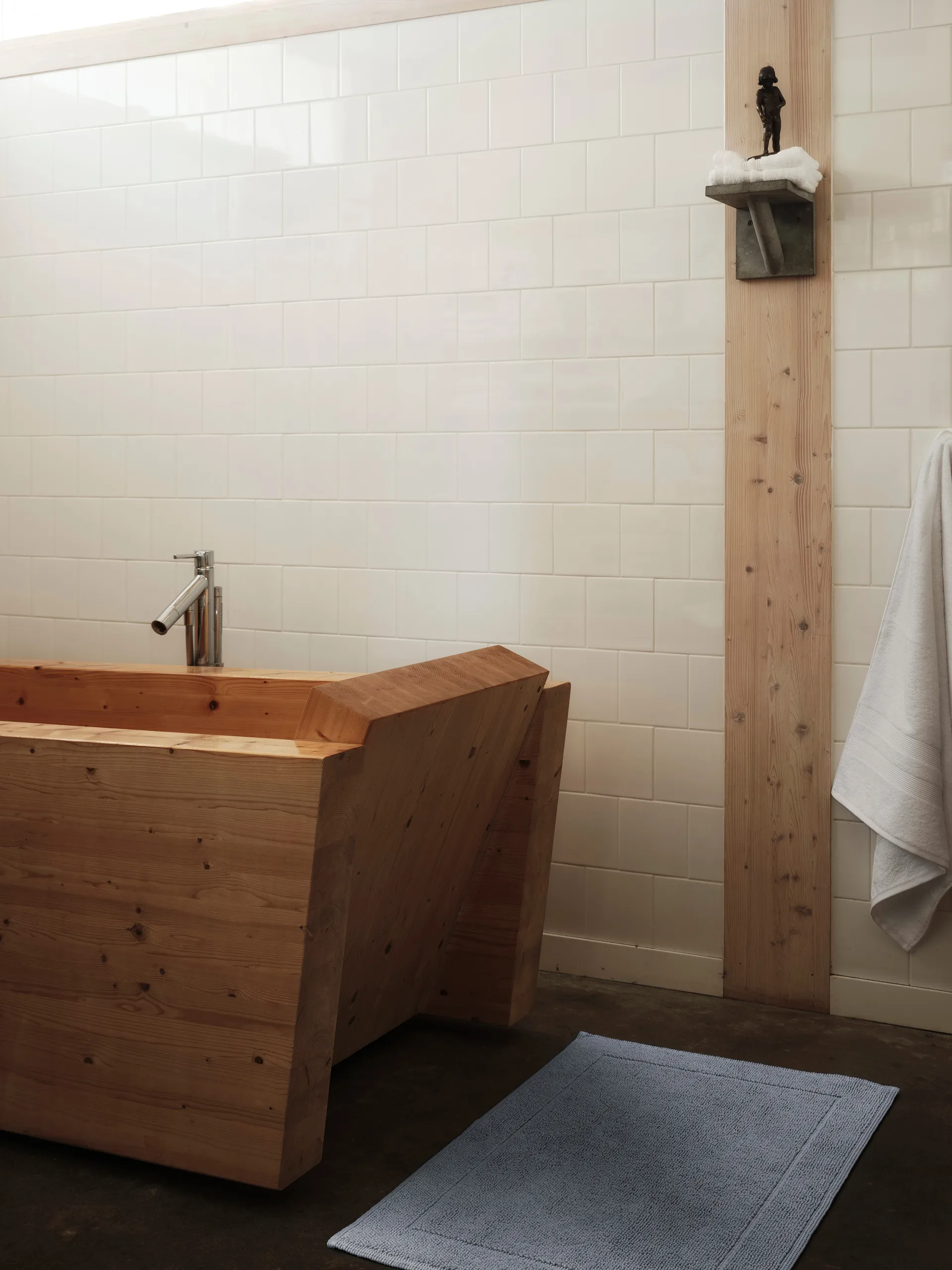 Tapis de salle de bain Portofino, Bleu clair, 60x90 cm Mille Notti