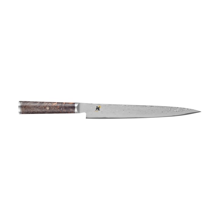 Couteau à fileter Sujihiki Black 5000MCD 67 24 cm - Damaské brun - Miyabi