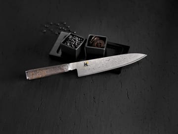 Couteau de chef gyutoh Black 5000MCD 67 24 cm - Damaské érable noir - Miyabi