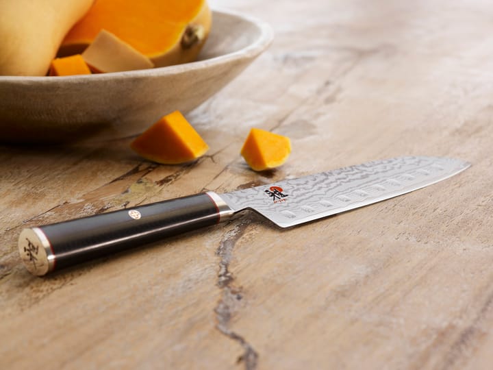 Couteau de chef gyutoh Raw 5000FCD 16 cm, Damaské noir Miyabi