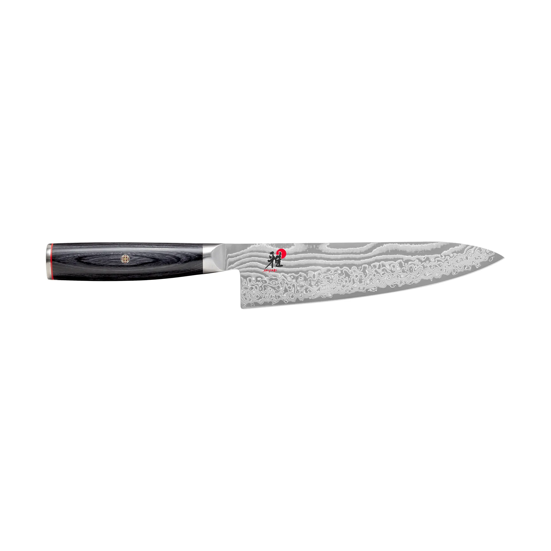 Couteau de chef gyutoh Raw 5000FCD 20 cm, Damaské noir Miyabi