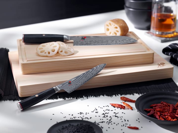 Couteau de chef gyutoh Raw 5000FCD 20 cm, Damaské noir Miyabi