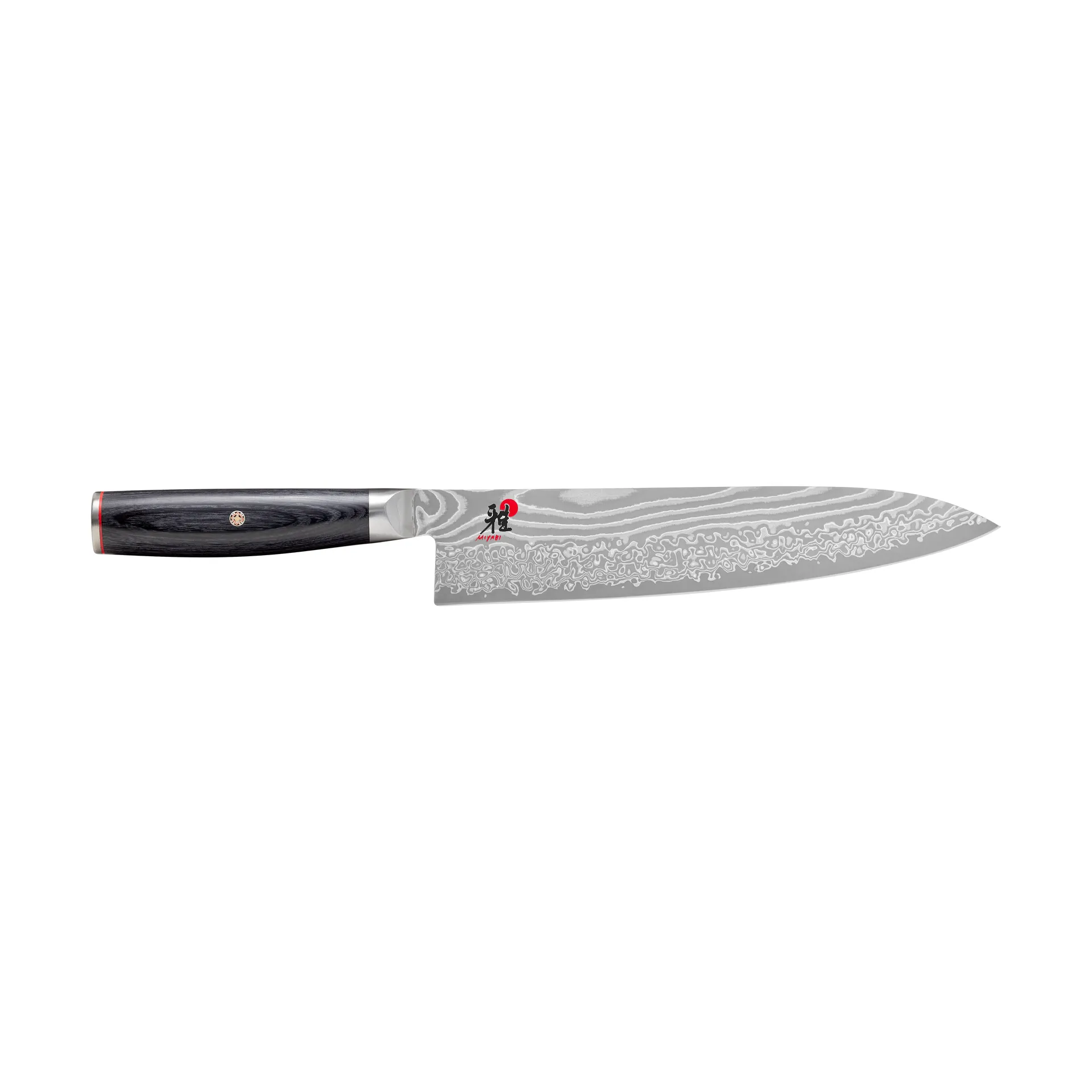 Couteau de chef gyutoh Raw 5000FCD 24 cm, Damaské noir Miyabi