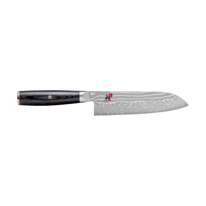 Couteau santoku Raw 5000FCD 18 cm - Damaskus-noir - Miyabi