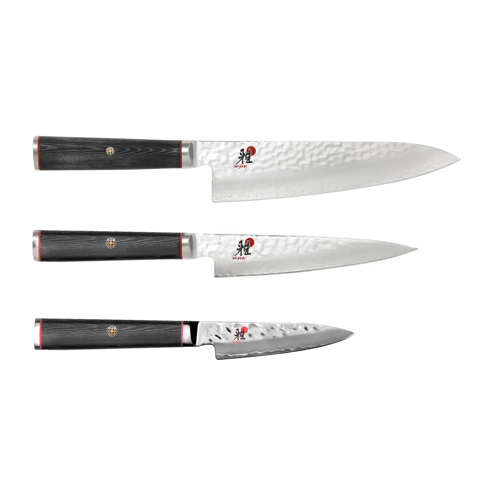 Lot de 3 couteaux Miyabi Mizu 5000MCT, Bois Miyabi
