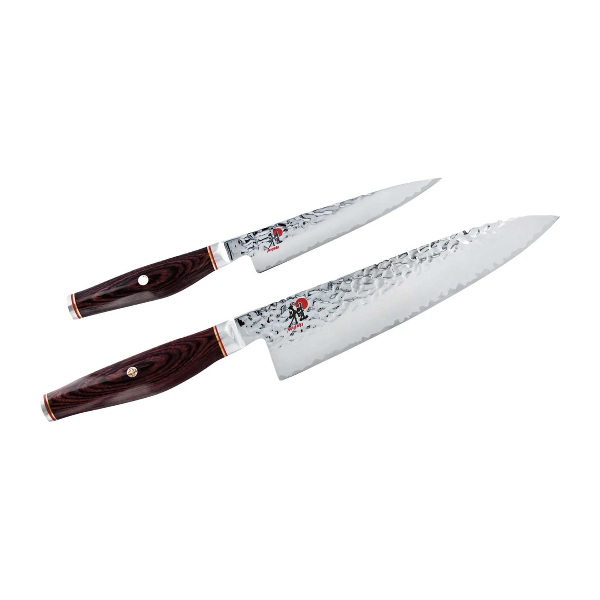 Lot de couteaux Miyabi Artisan 6000MCT 2 Pièces, Bois Miyabi