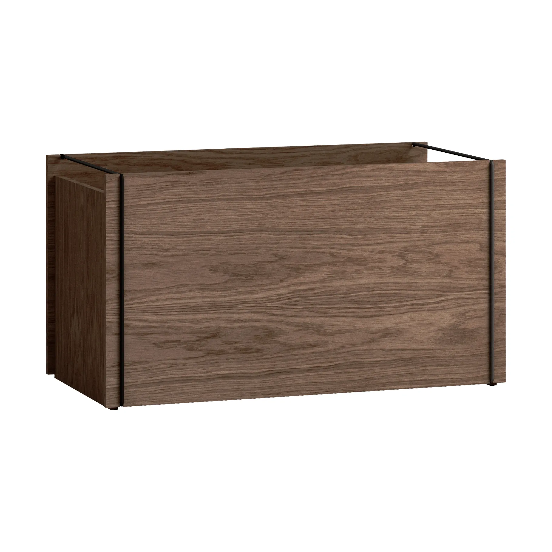 Boîte de rangement Moebe, Smoked oak-black MOEBE