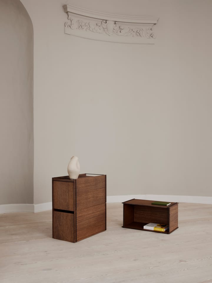 Boîte de rangement Moebe, Smoked oak-black MOEBE
