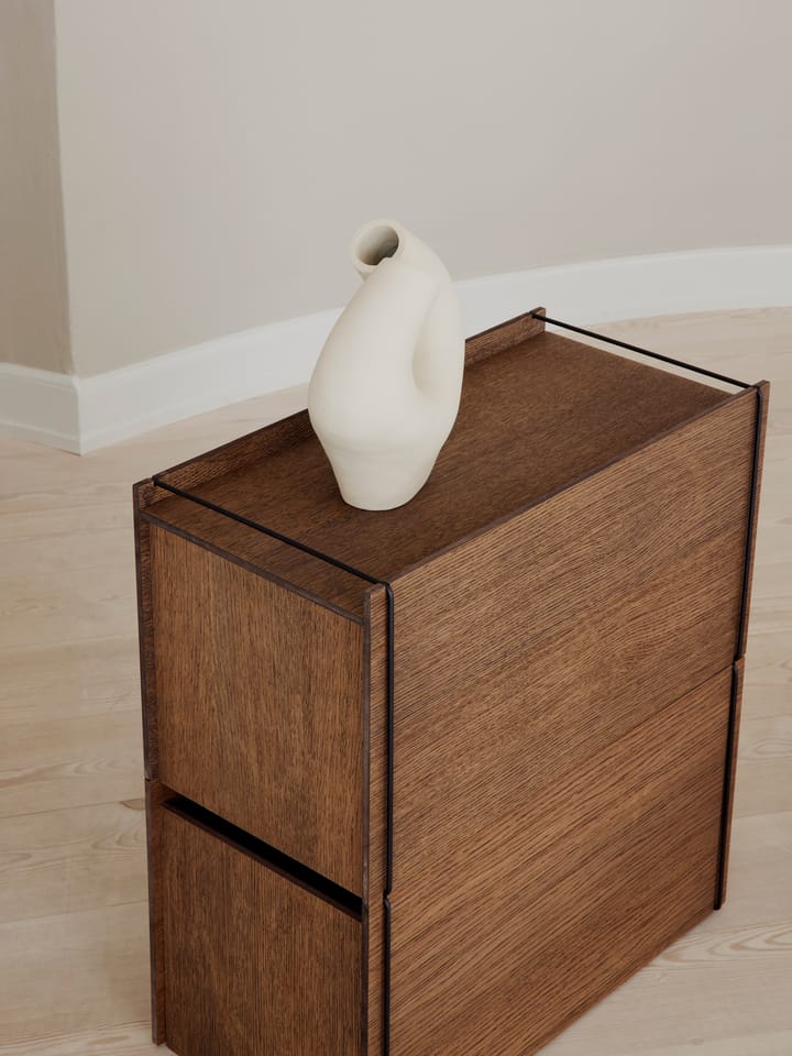 Boîte de rangement Moebe, Smoked oak-black MOEBE