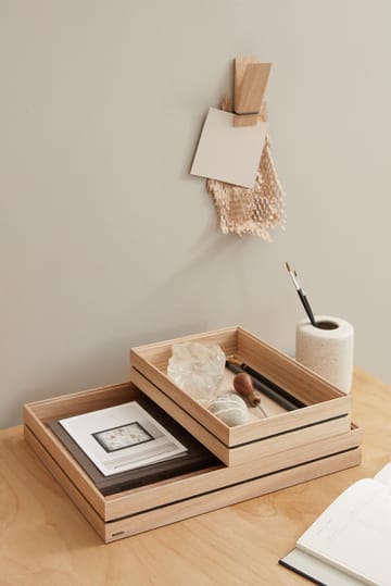 Boîte de rangement Organise 25x34 cm - Bois - MOEBE