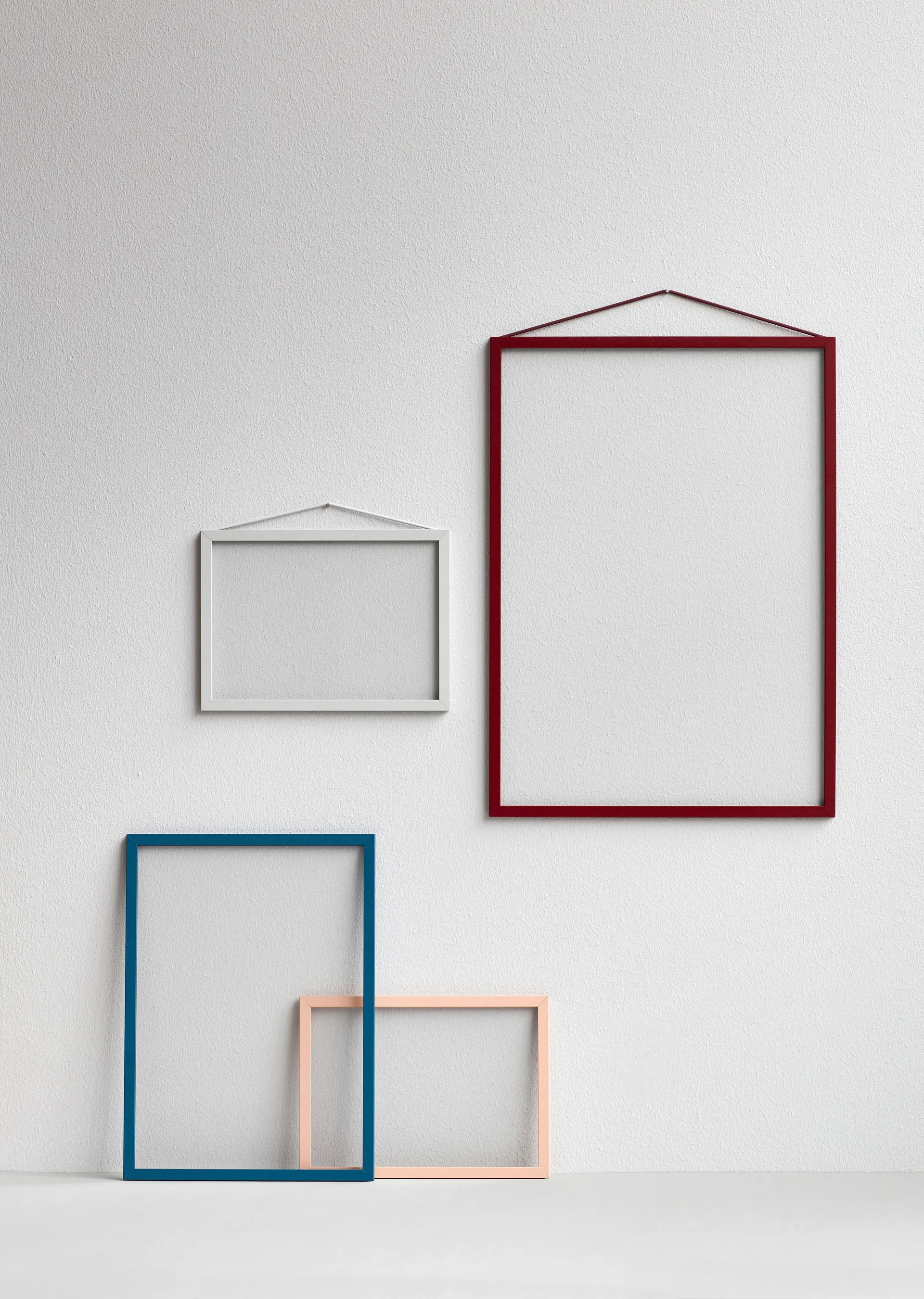 Cadre A3 Moebe 31,3x43,6 cm, Transparent, Rouge MOEBE