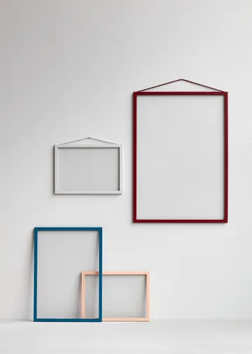 Cadre A3 Moebe 31,3x43,6 cm - Transparent, Rouge - MOEBE