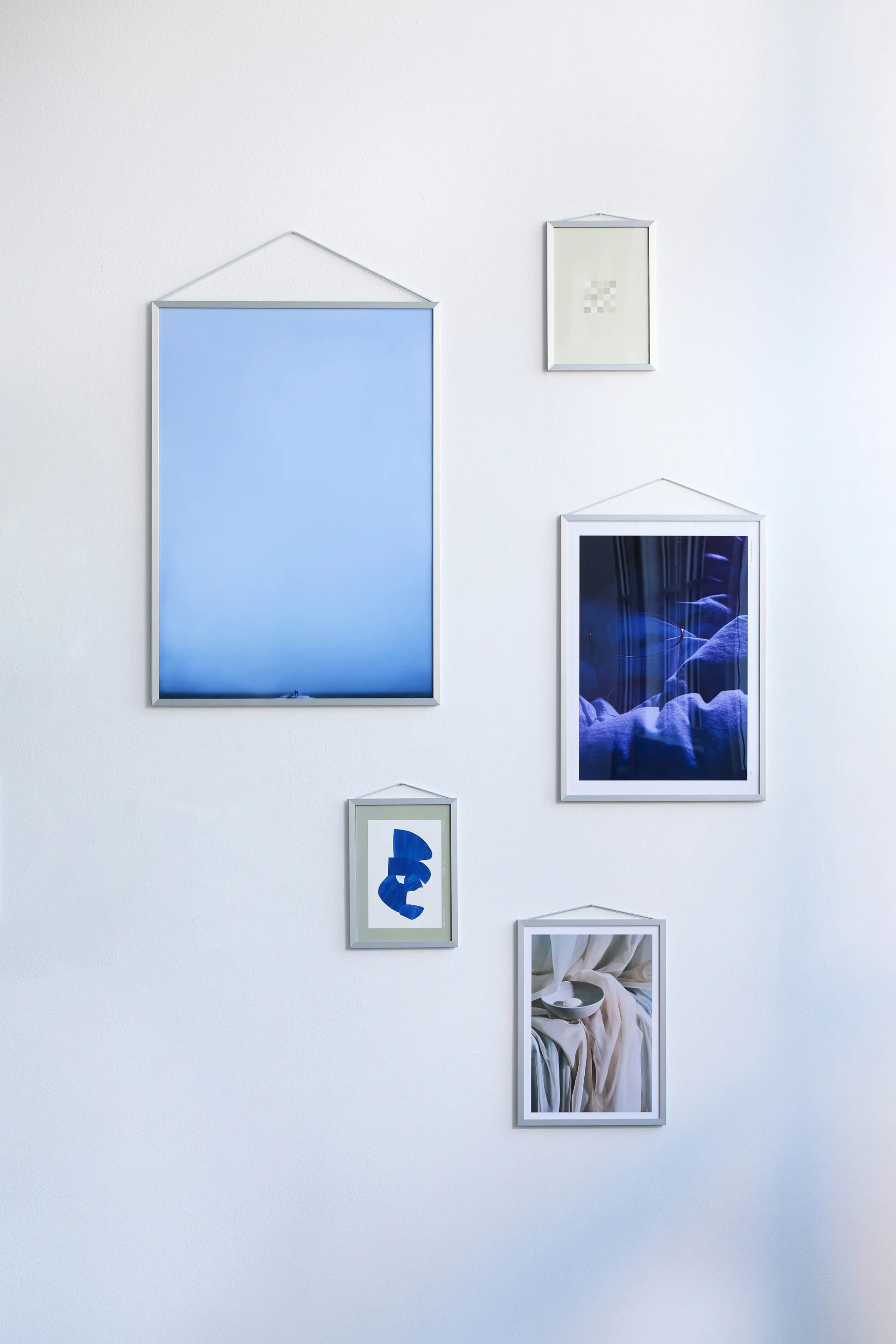 Cadre A4 Moebe 22,6x31,3 cm, Brushed aluminium MOEBE