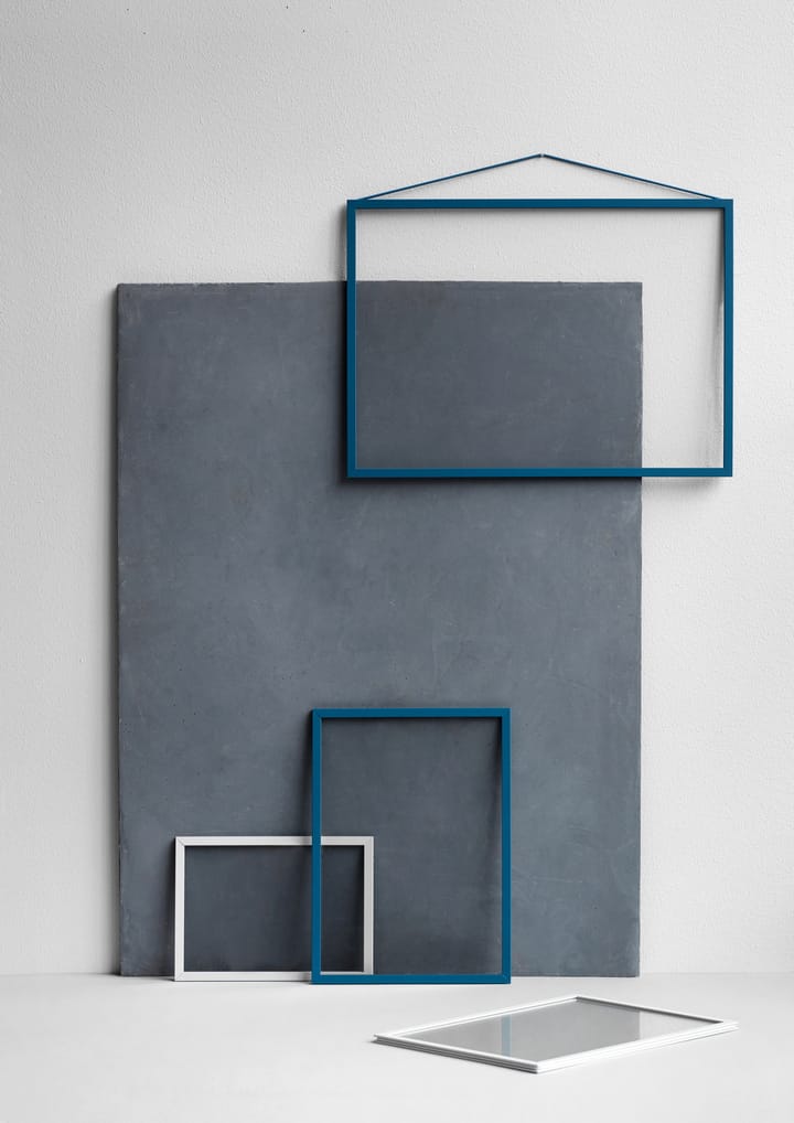 Cadre A4 Moebe 22,6x31,3 cm - Transparent, Bleu - MOEBE