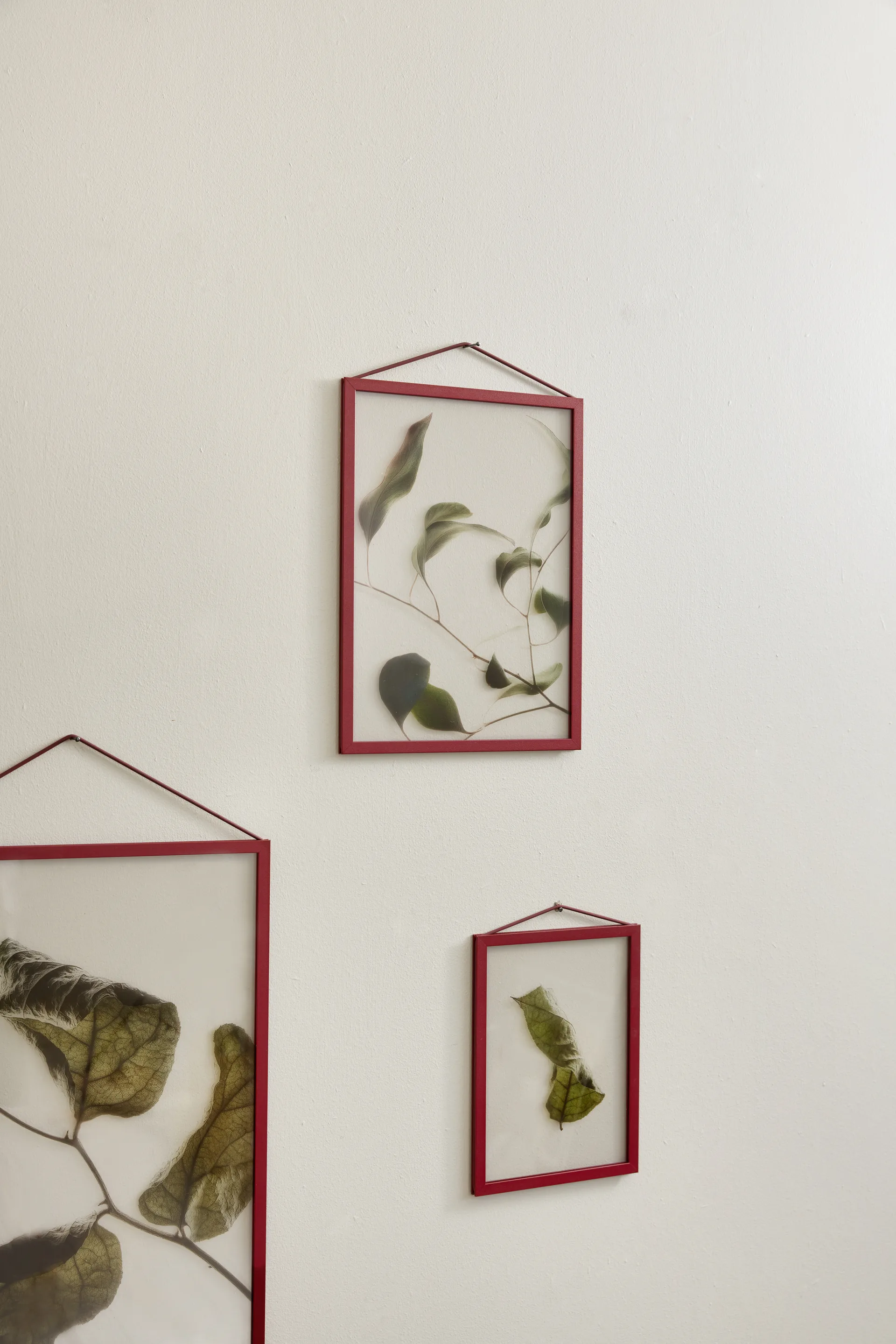 Cadre A4 Moebe 22,6x31,3 cm, Transparent, Rouge MOEBE