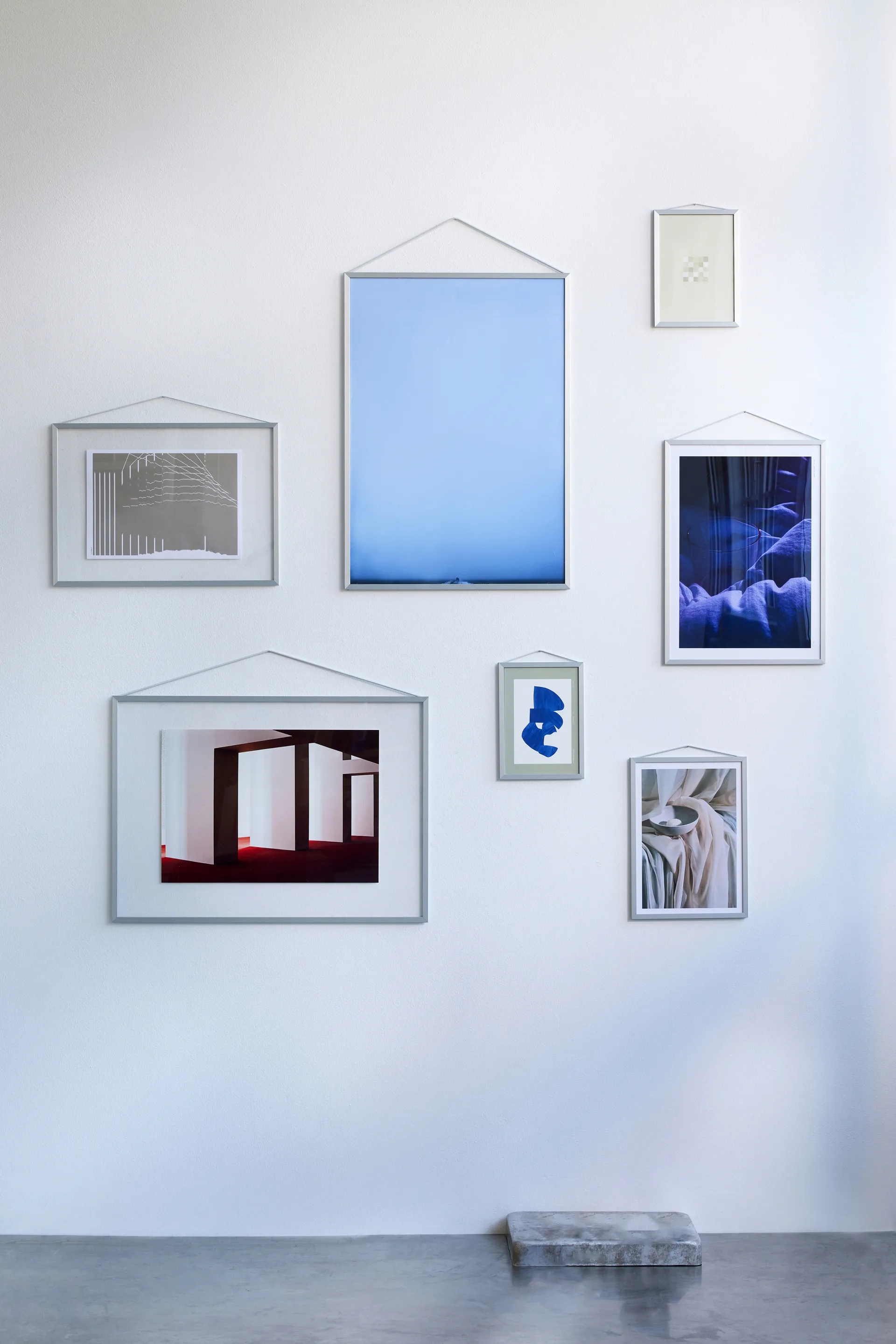 Cadre A5 Moebe 16,5x22,7 cm, Brushed aluminium MOEBE