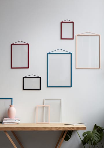 Cadre A5 Moebe 16,5x22,7 cm - Transparent, Rouge - MOEBE
