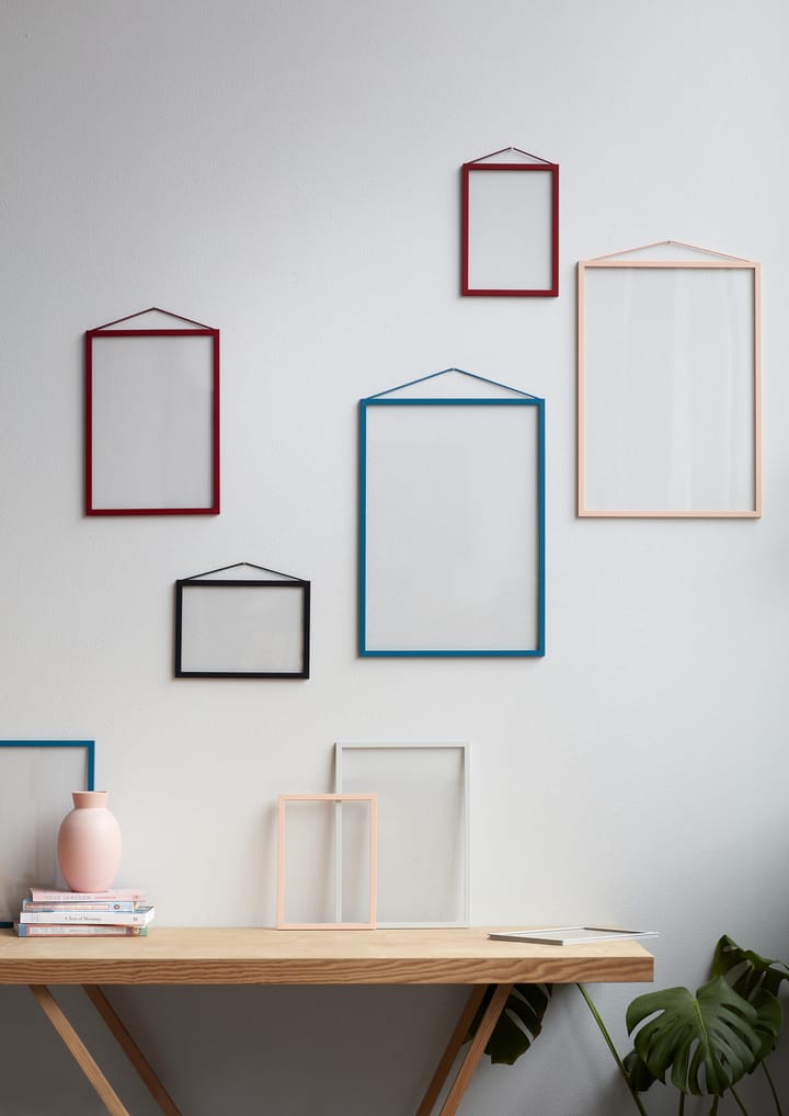 Cadre A5 Moebe 16,5x22,7 cm, Transparent, Rouge MOEBE
