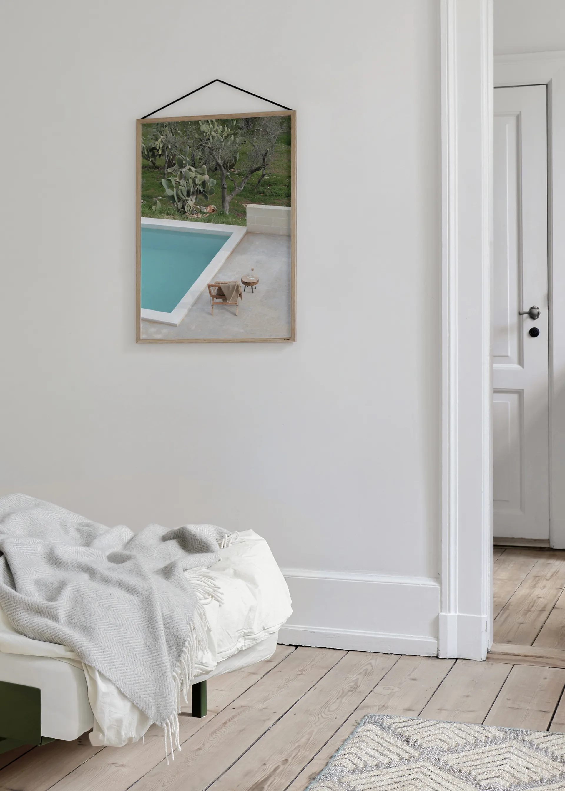 Cadre en chêne Moebe 50x70 cm, Transparent, Bois, Noir MOEBE