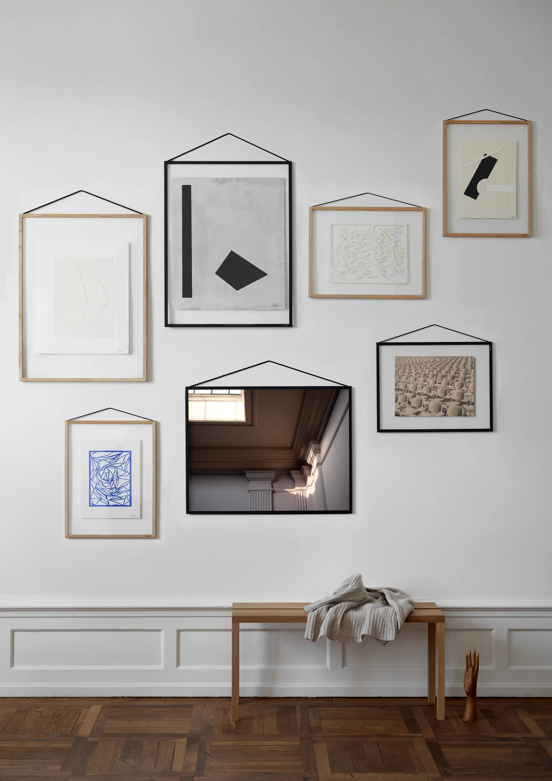 Cadre Moebe 50x70 cm, Transparent, Noir MOEBE