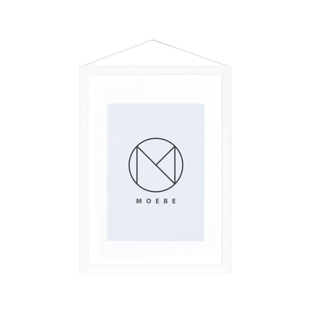 MOEBE Cadre Moebe A5 16,8x23 cm Blanc | Design Scandinave | Cadres | Blanc