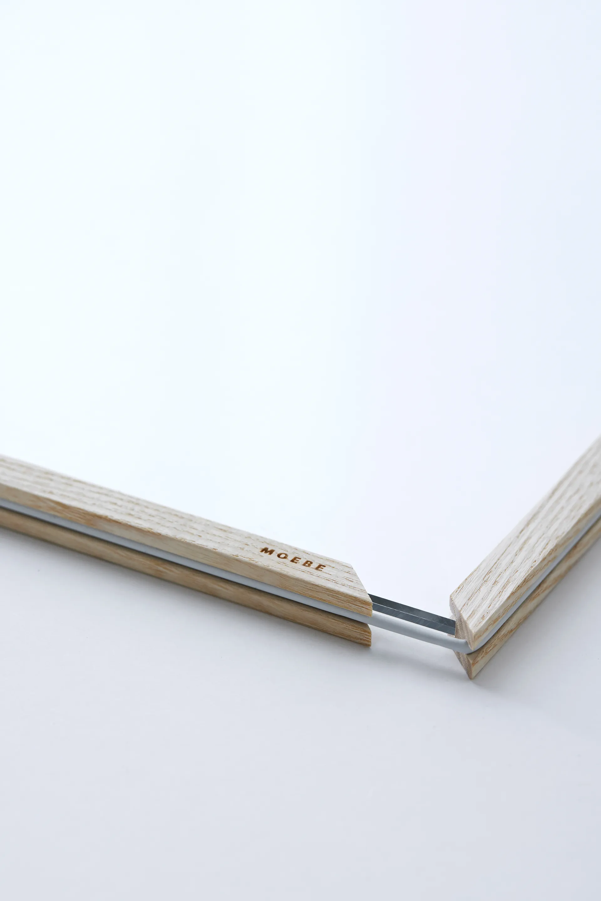 Cendrier Moebe A5 16,8x23,2 cm, Transparent, Bois, Noir MOEBE