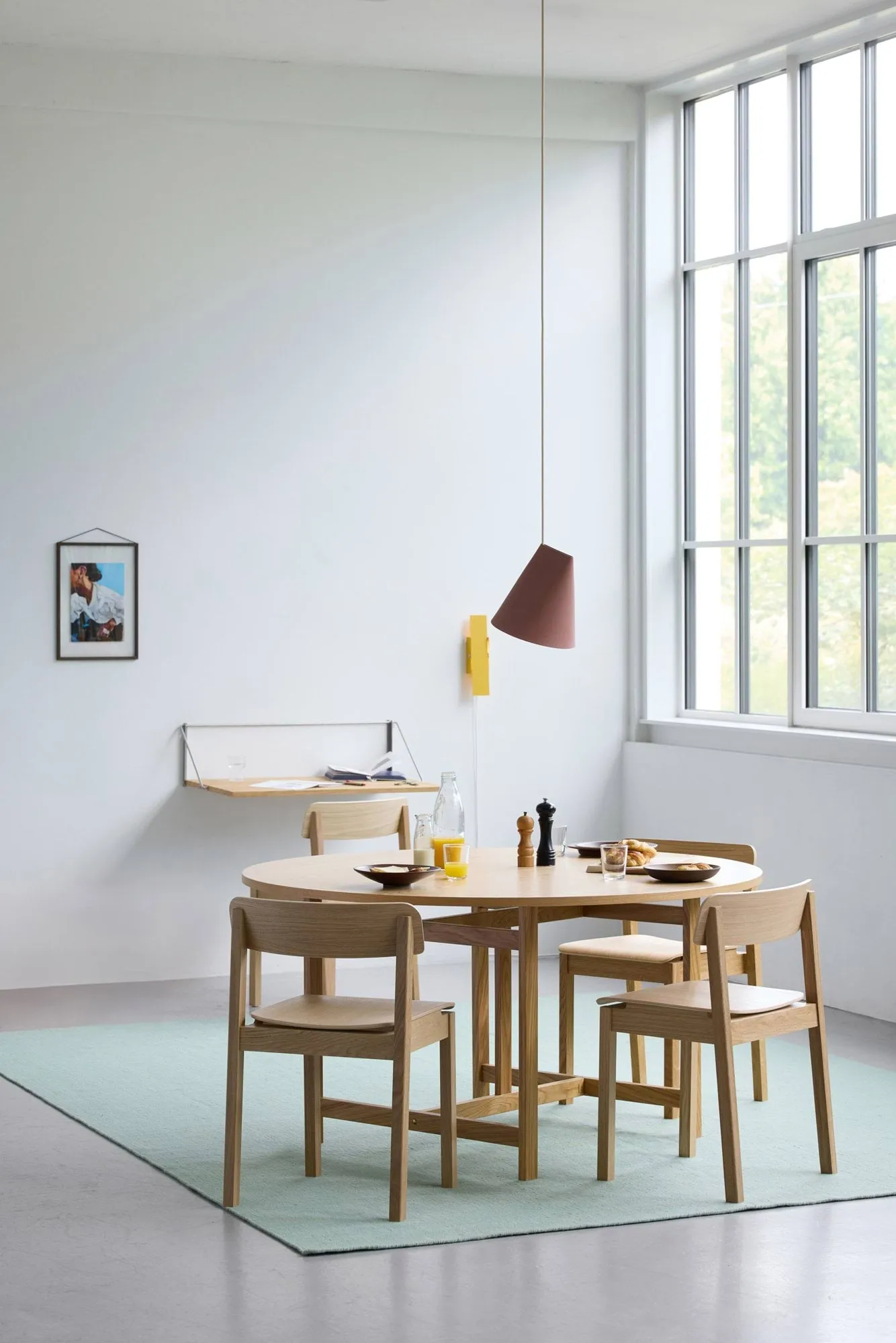 Chaise Everyday Chair, Chêne laqué MOEBE