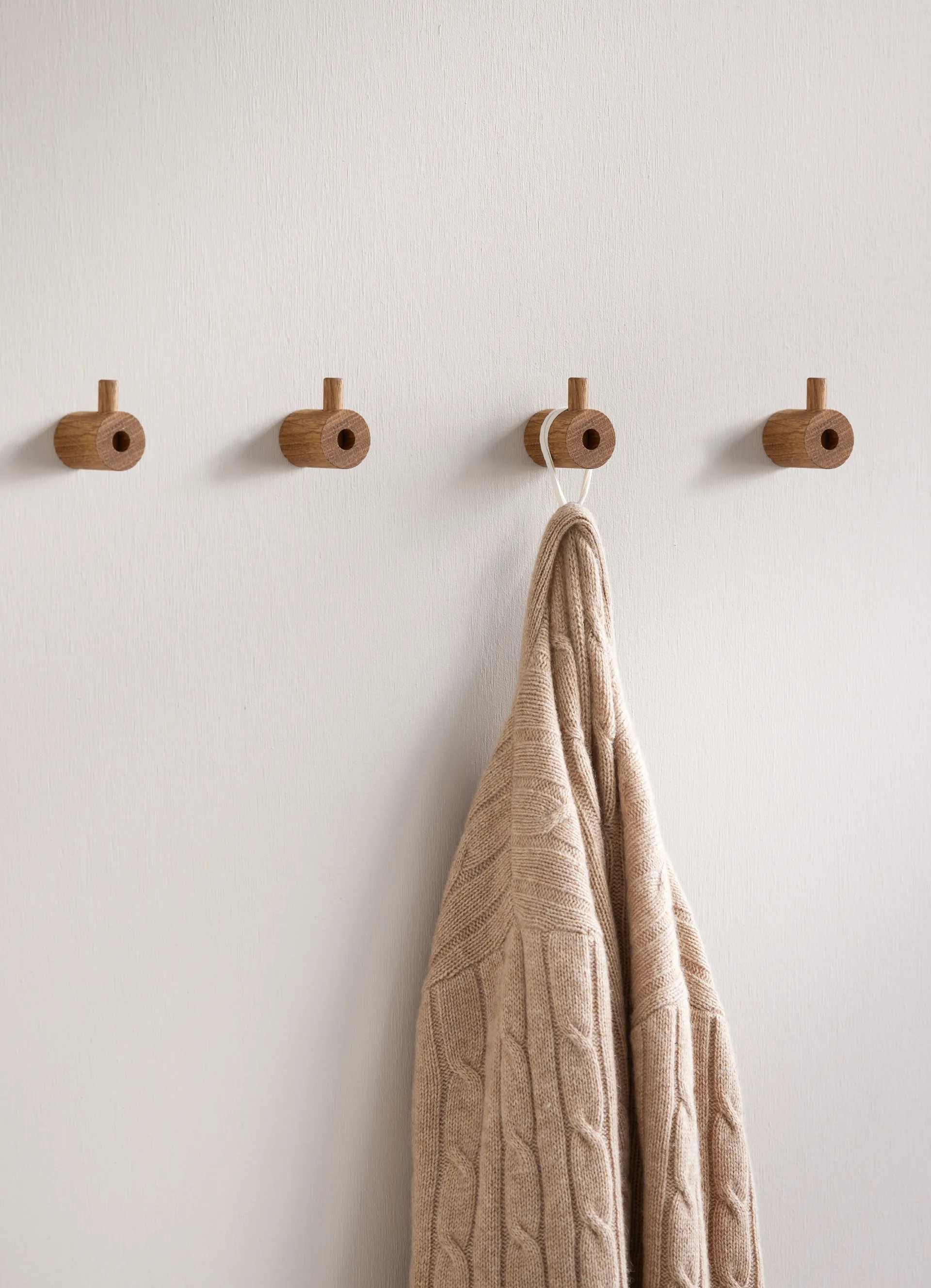 Crochet Moebe wooden wall hook, Chêne MOEBE