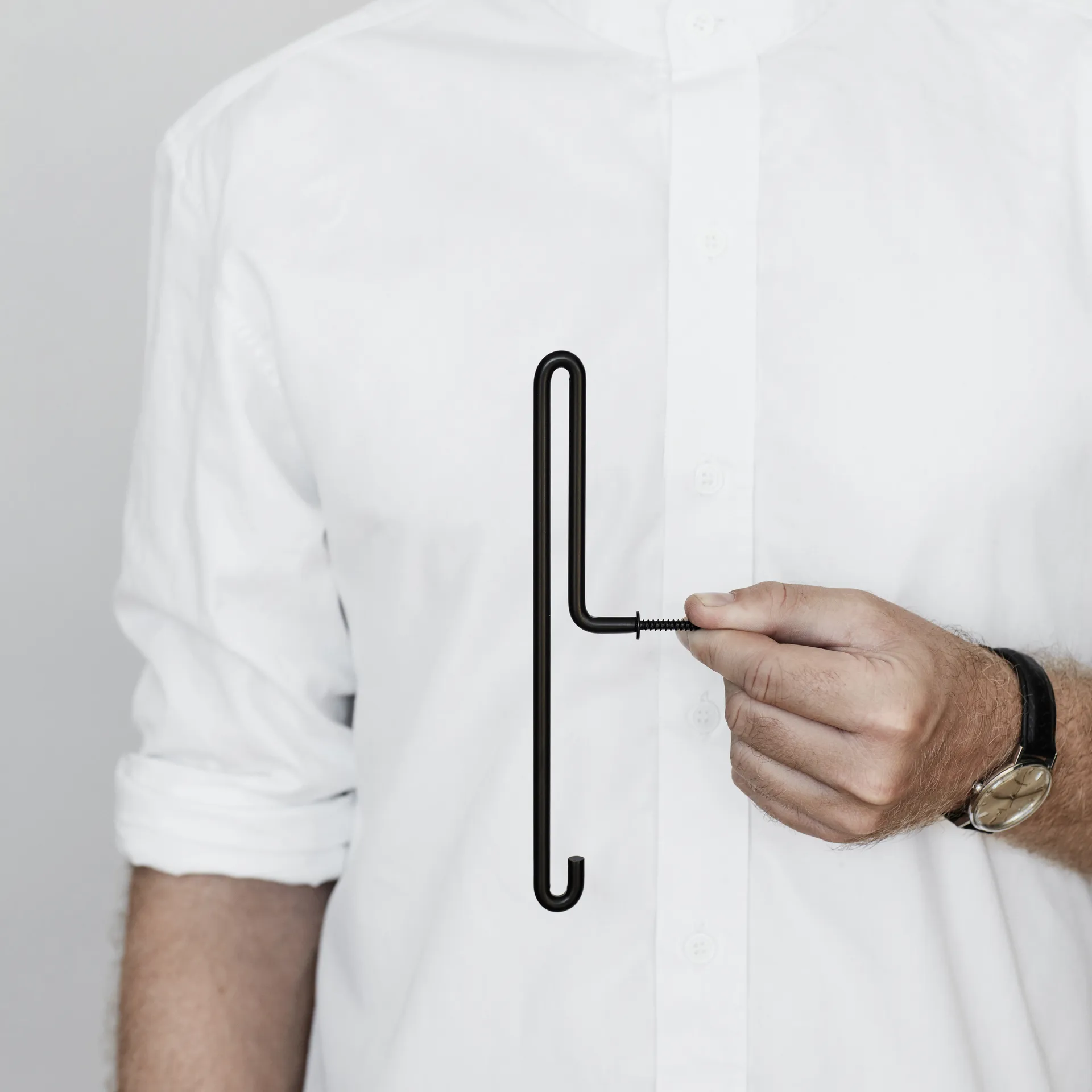 Crochet mural Moebe grand, Noir MOEBE