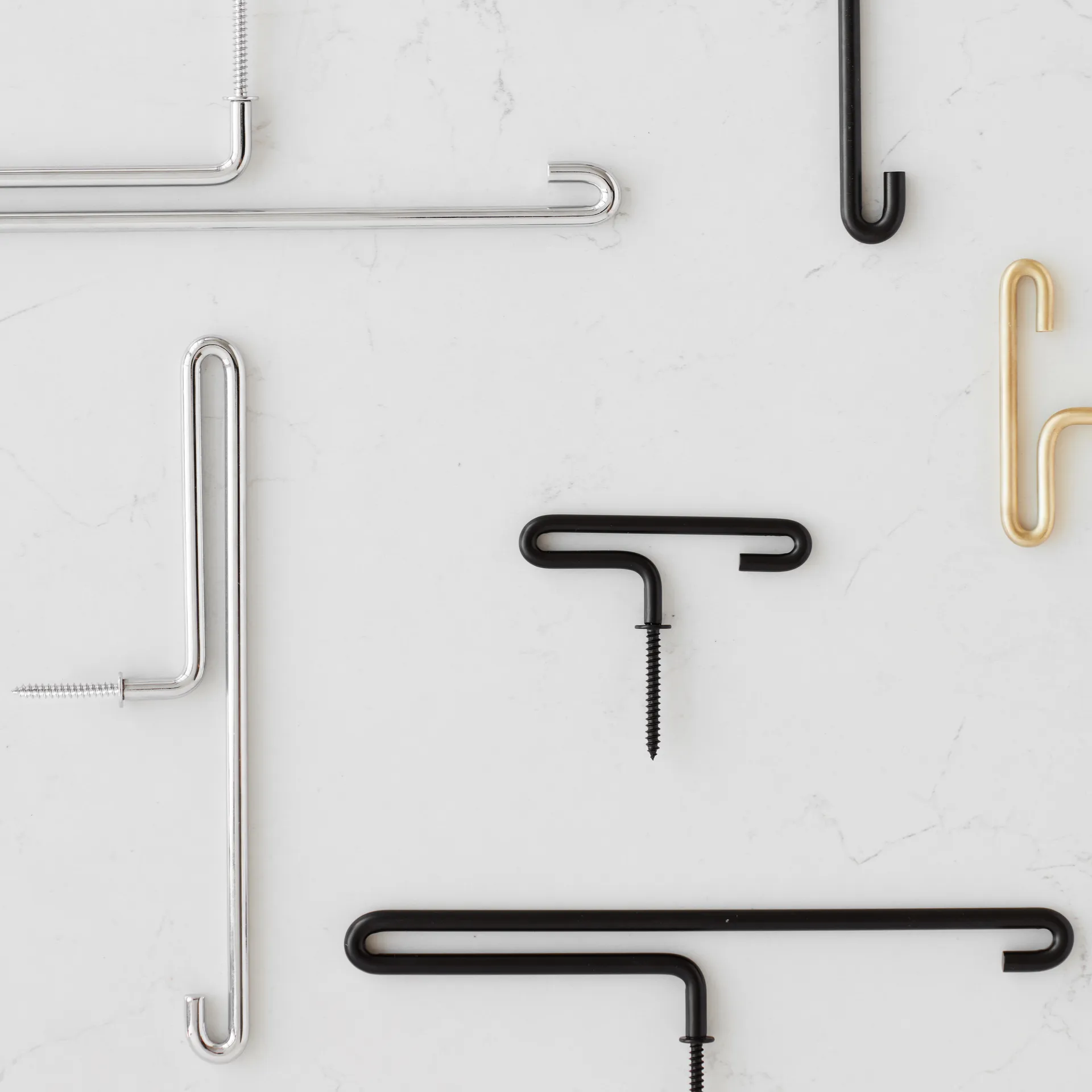 Crochet mural Moebe grand, Noir MOEBE