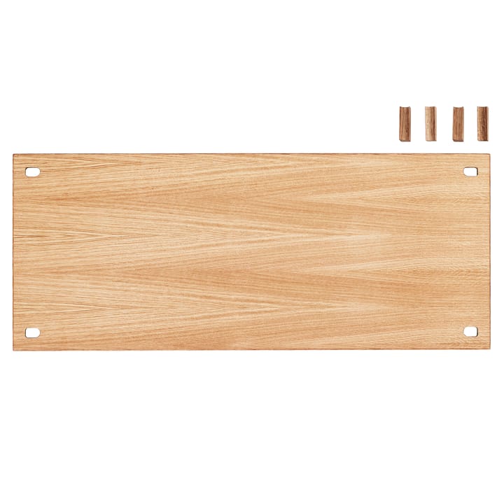 Ensemble d'étagère Moebe 85 cm, Chêne MOEBE