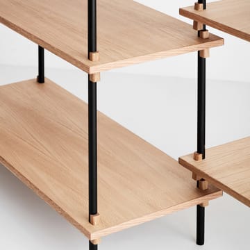 Ensemble d'étagère Moebe 85 cm - Chêne - MOEBE