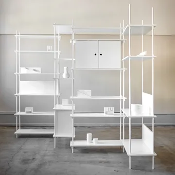 Ensemble d'étagère Moebe 85 cm - White - MOEBE