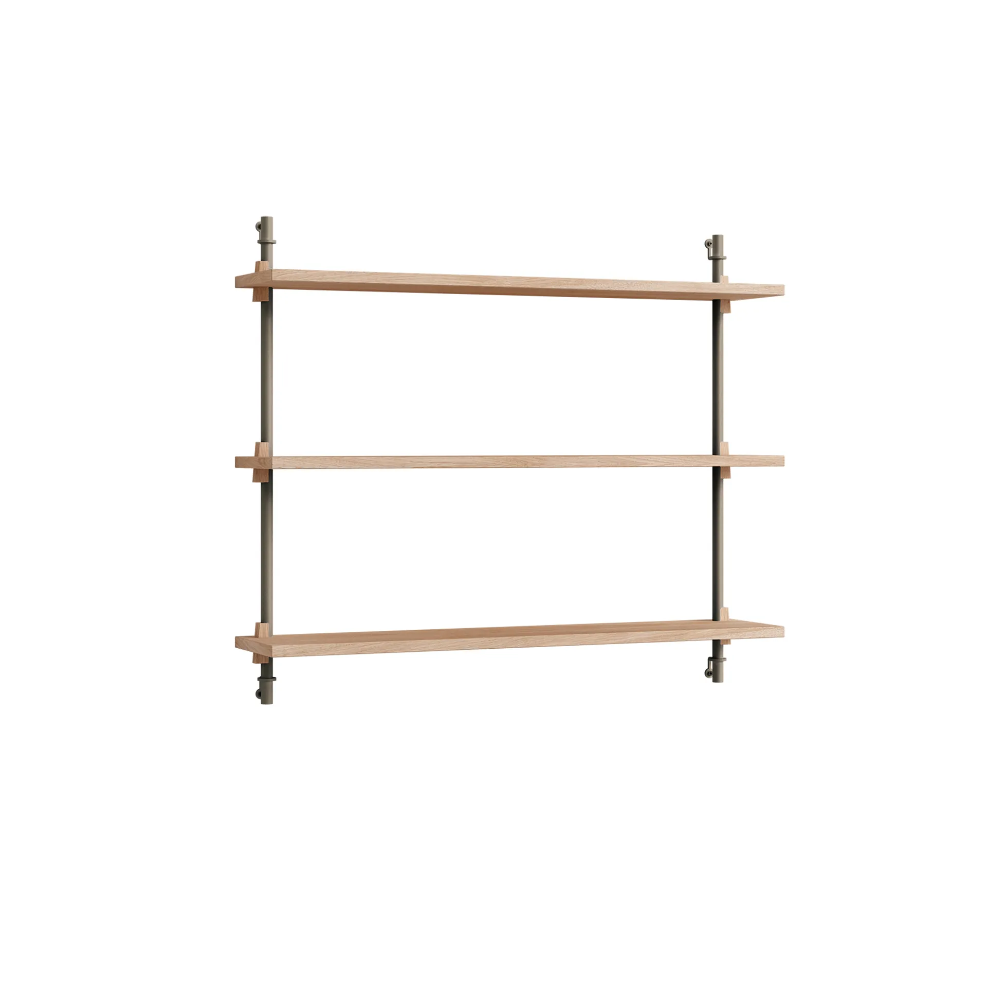 Étagère murale Wall Shelving, Chêne-warm grey, 92x65x17,5 cm, WS.65.1 MOEBE