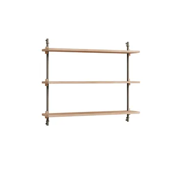Étagère murale Wall Shelving - Chêne-warm grey, 92x65x17,5 cm, WS.65.1 - MOEBE