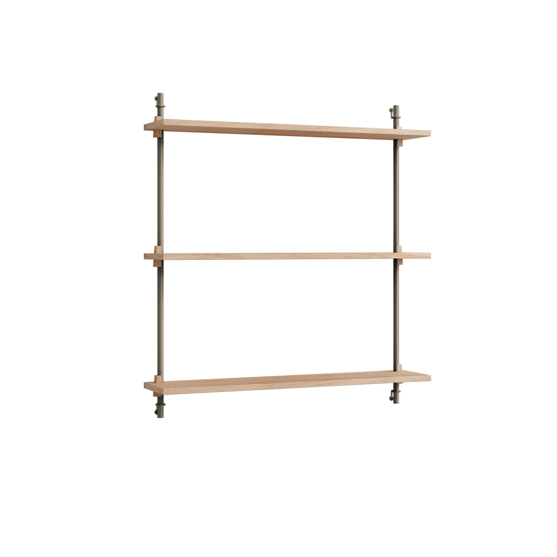 Étagère murale Wall Shelving, Chêne-warm grey, 92x85x17,5 cm, WS.85.1 MOEBE