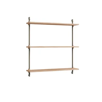Étagère murale Wall Shelving - Chêne-warm grey, 92x85x17,5 cm, WS.85.1 - MOEBE