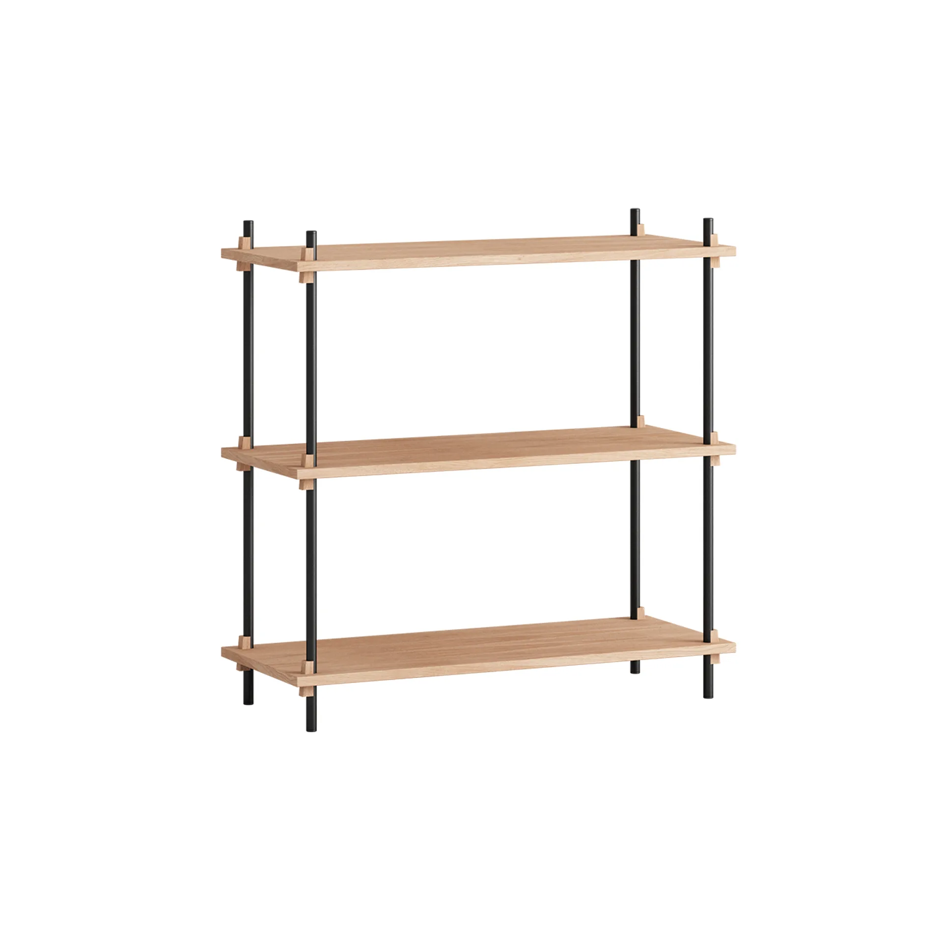 Étagère Shelving System classic, Chêne-black, 86x85x35 cm, S.85.1.A MOEBE