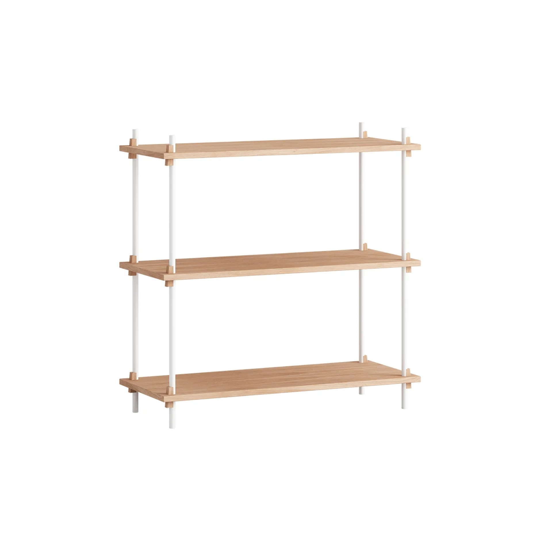 Étagère Shelving System classic, Chêne blanc, 86x85x35 cm, S.85.1.A MOEBE