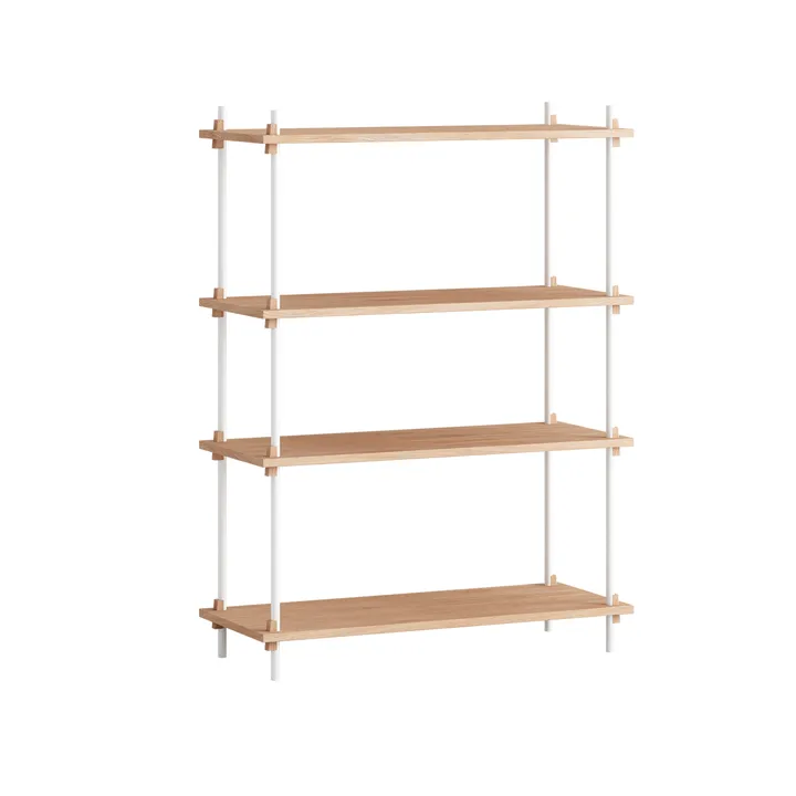 Étagère Shelving System classic - Chêne-white, 86x115x35 cm, S.115.1.A - MOEBE