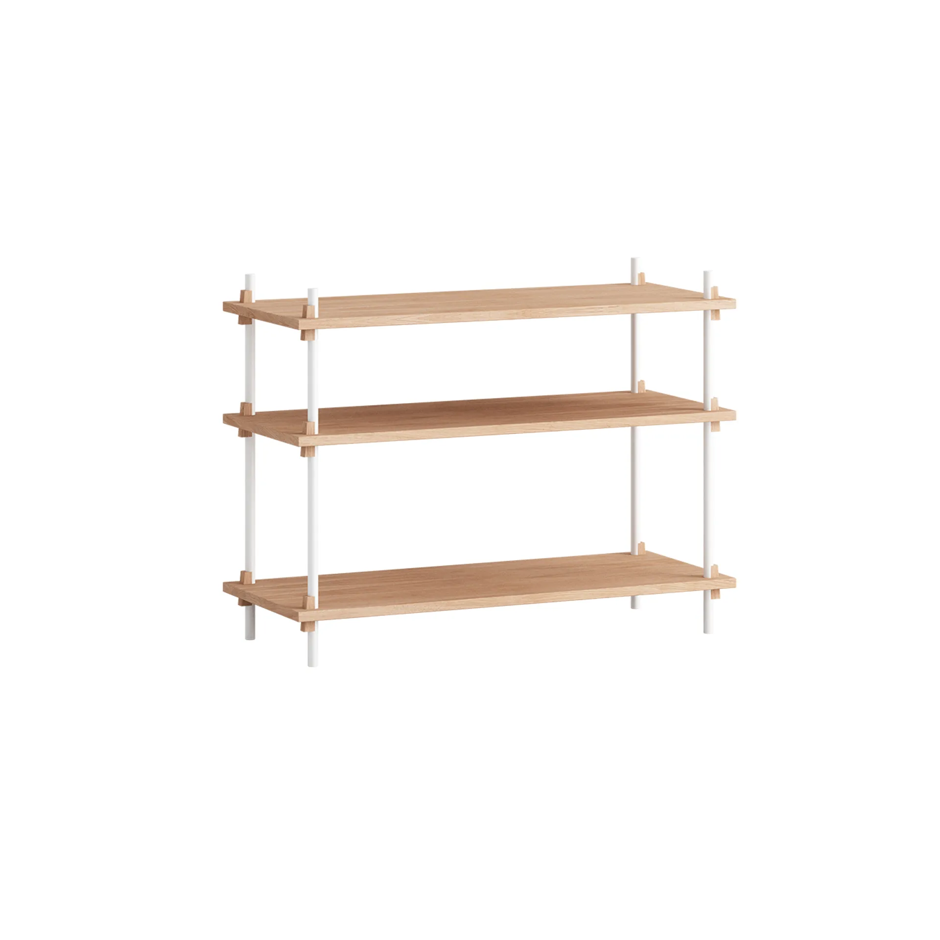 Étagère Shelving System classic, Chêne-white, 86x65x35 cm, S.65.1.A MOEBE