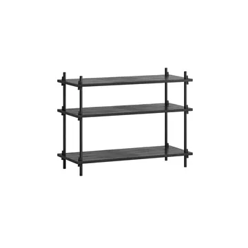Étagère Shelving System classic - Noir, 86x65x35 cm, S.65.1.A - MOEBE