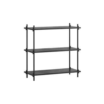 Étagère Shelving System classic - Noir, 86x85x35 cm, S.85.1.A - MOEBE