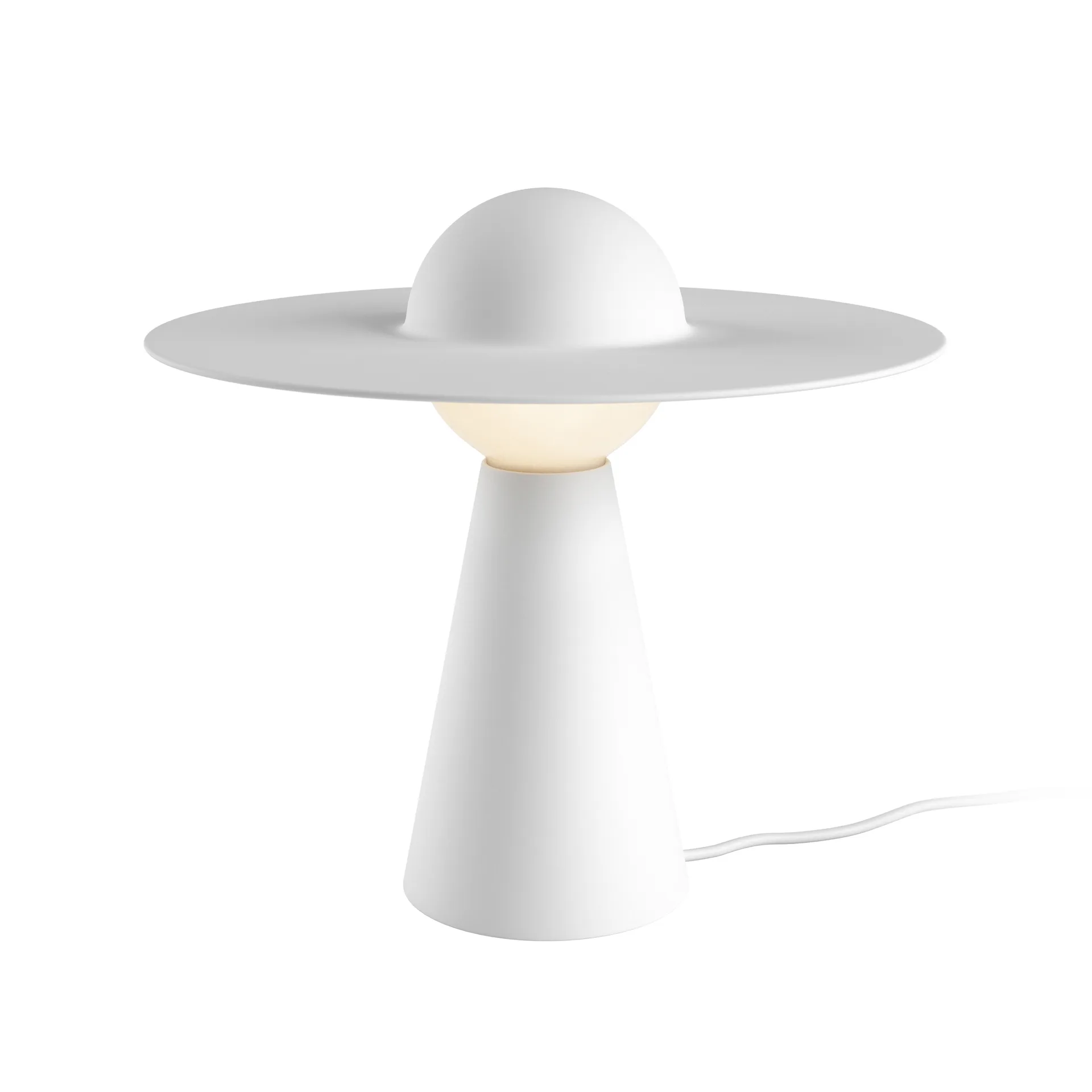 Lampe de table en céramique 33x37,1 cm, Blanc MOEBE