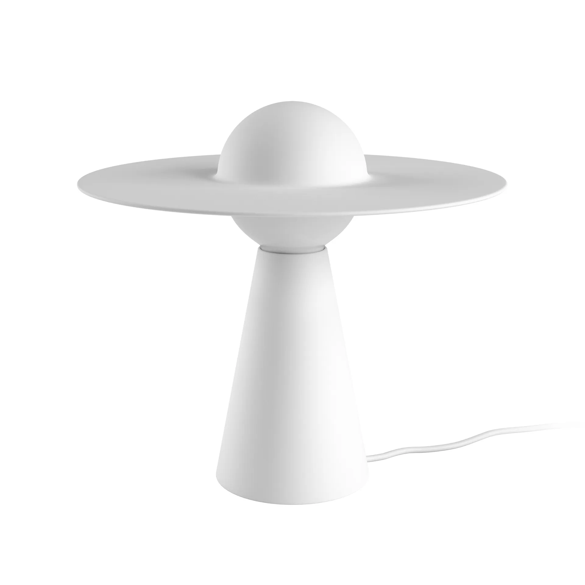 Lampe de table en céramique 33x37,1 cm, Blanc MOEBE