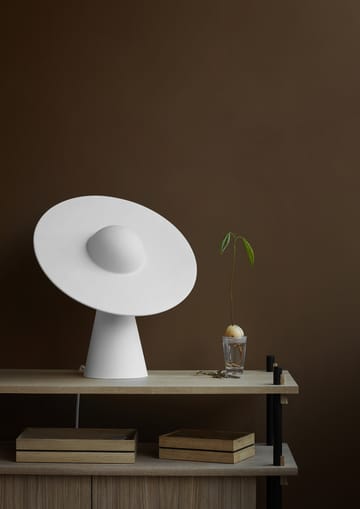 Lampe de table en céramique 33x37,1 cm - Blanc - MOEBE