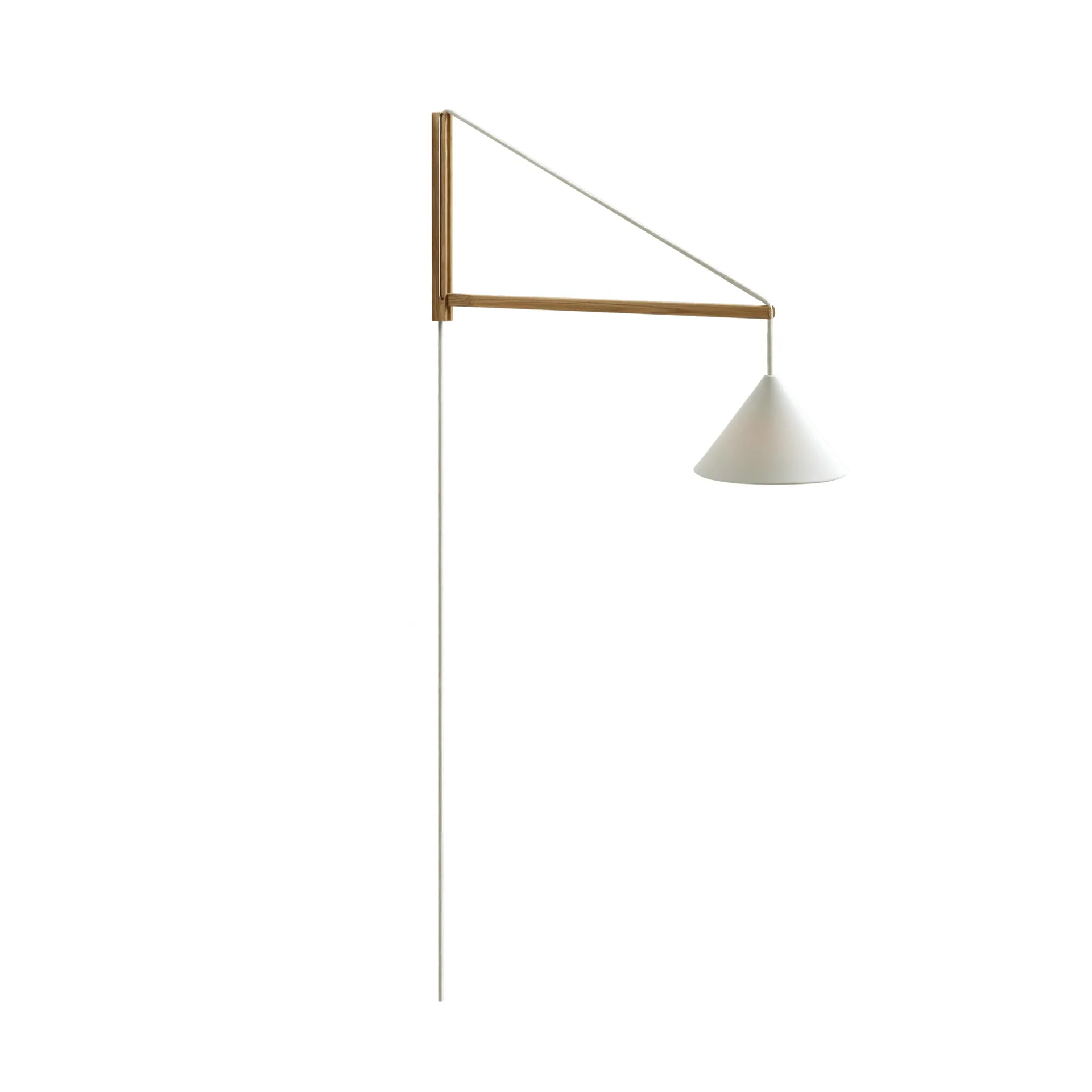 Lampe murale suspendue, Chêne-blanc MOEBE