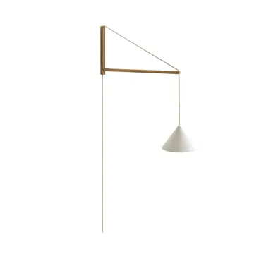 Lampe murale suspendue - Chêne-blanc - MOEBE