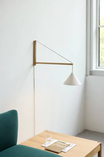 Lampe murale suspendue - Chêne-blanc - MOEBE
