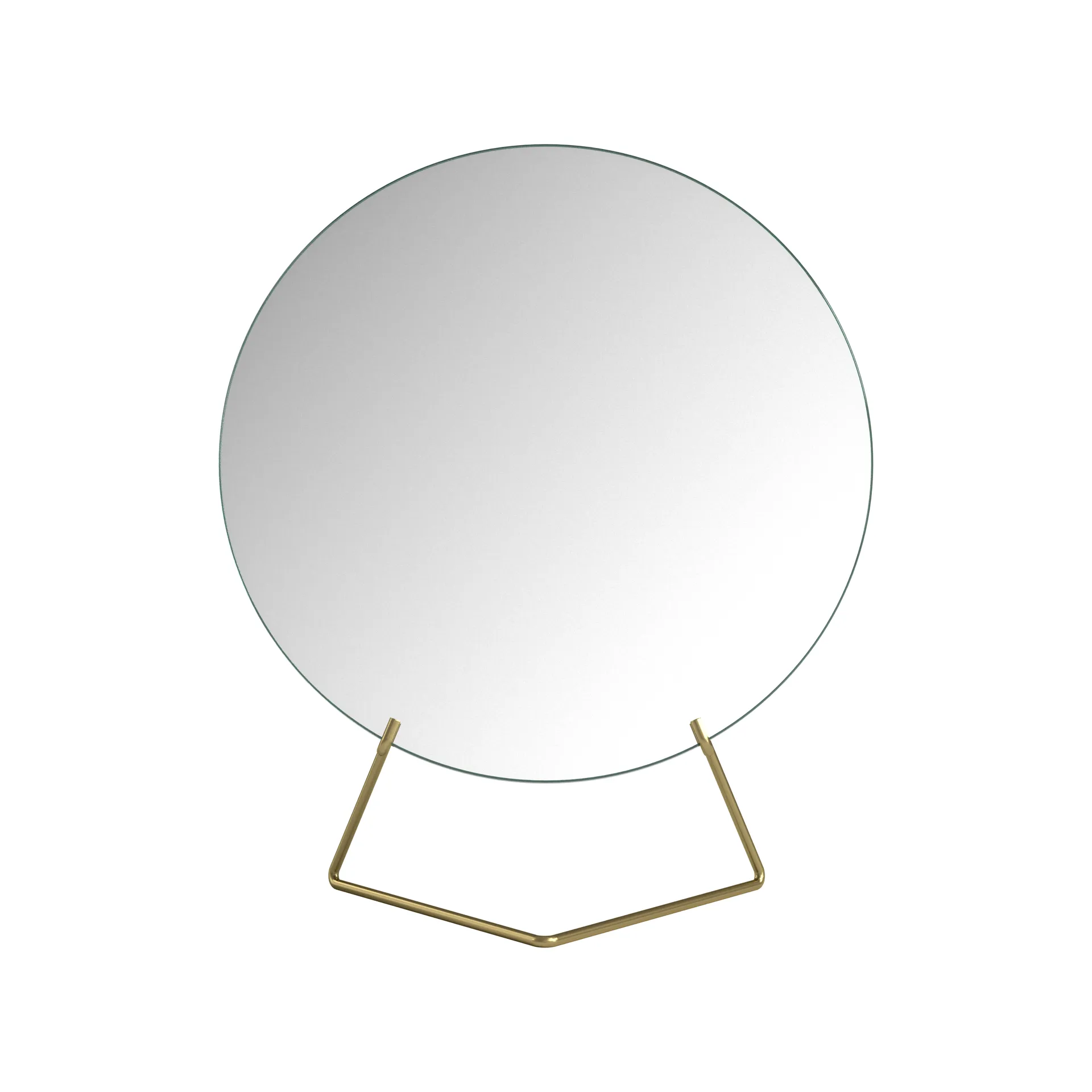 Miroir de sol Ø20 cm, Laiton MOEBE